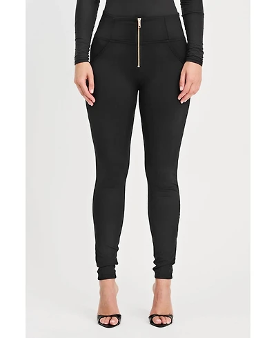 Freddy Women's Fleece Lined High-Rise Sculpting Skinny Pants