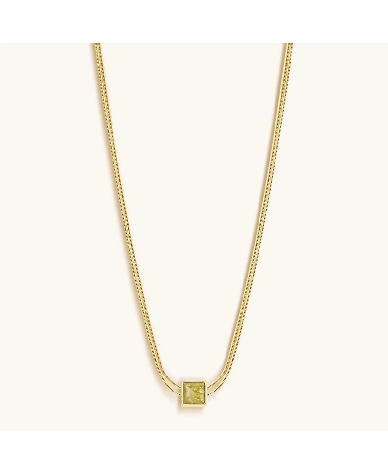Motivate & Inspire - Peridot Evil Eye August Birthstone Necklace