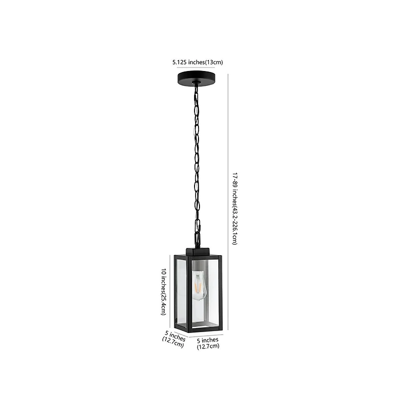 Clemens 5" Outdoor Pendant