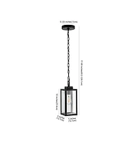 Clemens 5" Outdoor Pendant