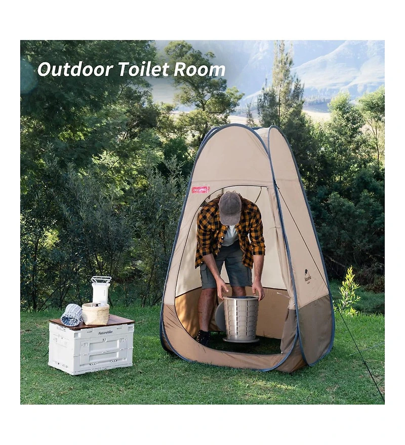 Naturehike Camping Shower Tent – Portable Privacy Tent for Outdoor Shower, Changing Room, Waterproof, Easy Setup, Breathable & Durable