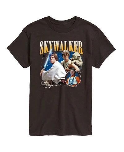 Airwaves Men's Star Wars Luke Skywalker Short Sleeve T-Shirt
