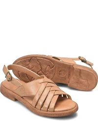 Born Women's Remy Round Toe Flat Sandals