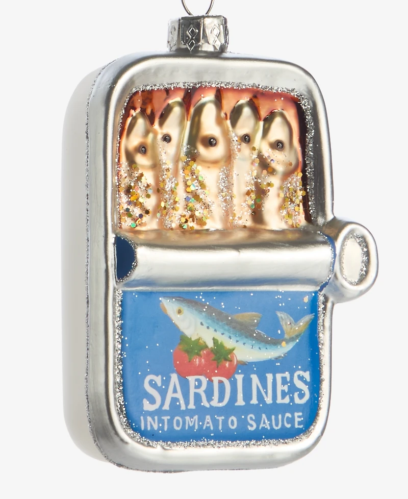 Holiday Lane Foodie Sardine Can Ornament, Macy's Exclusive