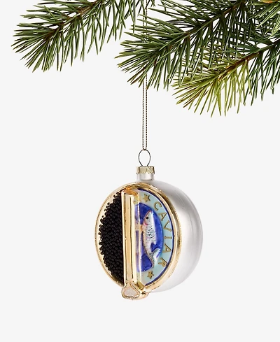 Holiday Lane Foodie Caviar Tin Ornament, Macy's Exclusive