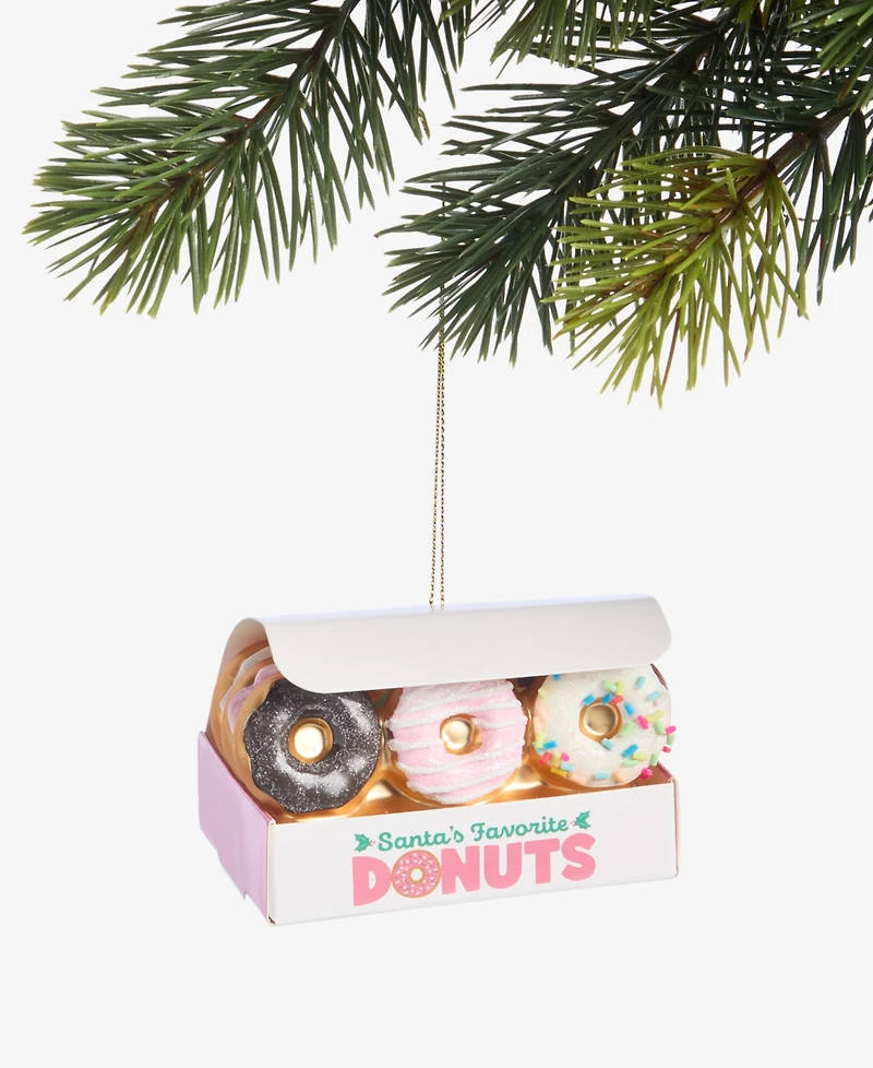 Holiday Lane Foodie Donut Box Ornament, Macy's Exclusive
