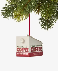 Holiday Lane Foodie Coffee Box Ornament, Macy's Exclusive