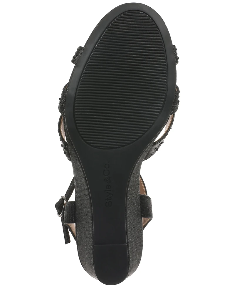 Style & Co Women's Greyy Wedge Sandals, Exclusively at Macy's