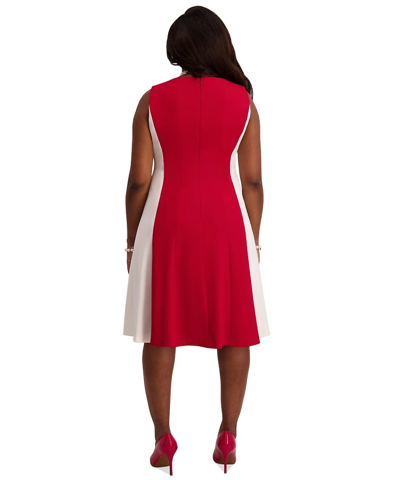 Kasper Women's Seamed Sleeveless Dress