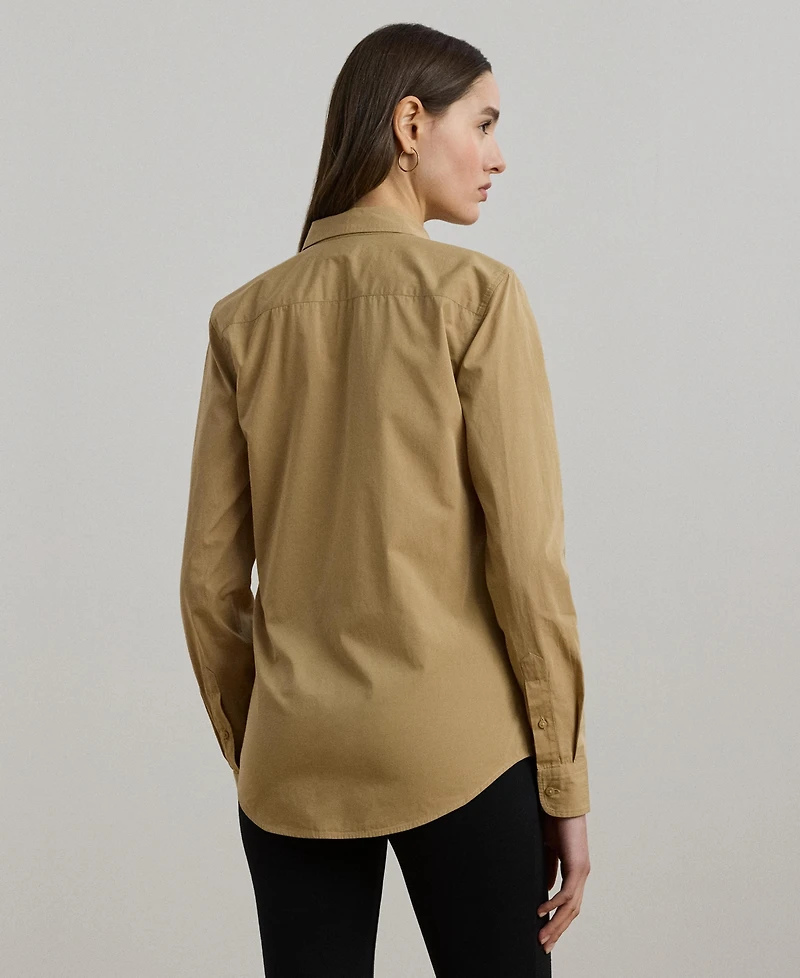 Lauren Ralph Women's Featherweight Cotton Shirt