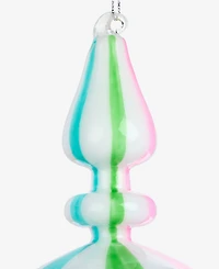 Holiday Lane Sugar Plum Glass Finial Ornament, Macy's Exclusive