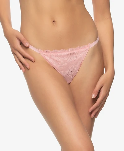Paramour Women's Lola Floral Lace Thong Panty