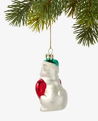 Holiday Lane Pets Glass Cat Ornament, Macy's Exclusive
