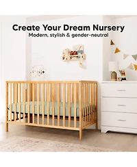 KeaBabies 2pk Aereo Fitted Crib Sheets for Boys, Girls, 52x28 Standard Baby Mattress Sheets, Bamboo Viscose Cotton