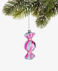 Holiday Lane Sugar Plum Glass Wrapped Candy Ornament, Macy's Exclusive