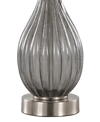 Lumisource 27" Glass Jenny Contemporary Table Lamp, Set of 2