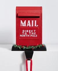 Holiday Lane Heritage Santa Mail Box Stocking Holder, Macy's Exclusive