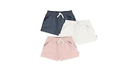 Gerber Toddler Girls Knit Shorts, 3-Pack
