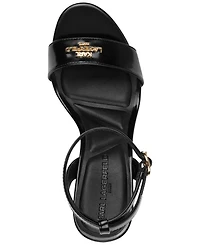 Karl Lagerfeld Paris Women's Haden Peep Toe Sandals