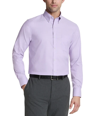 Tommy Hilfiger Men's Th Flex Regular Fit Stretch Pinpoint Dress Shirt