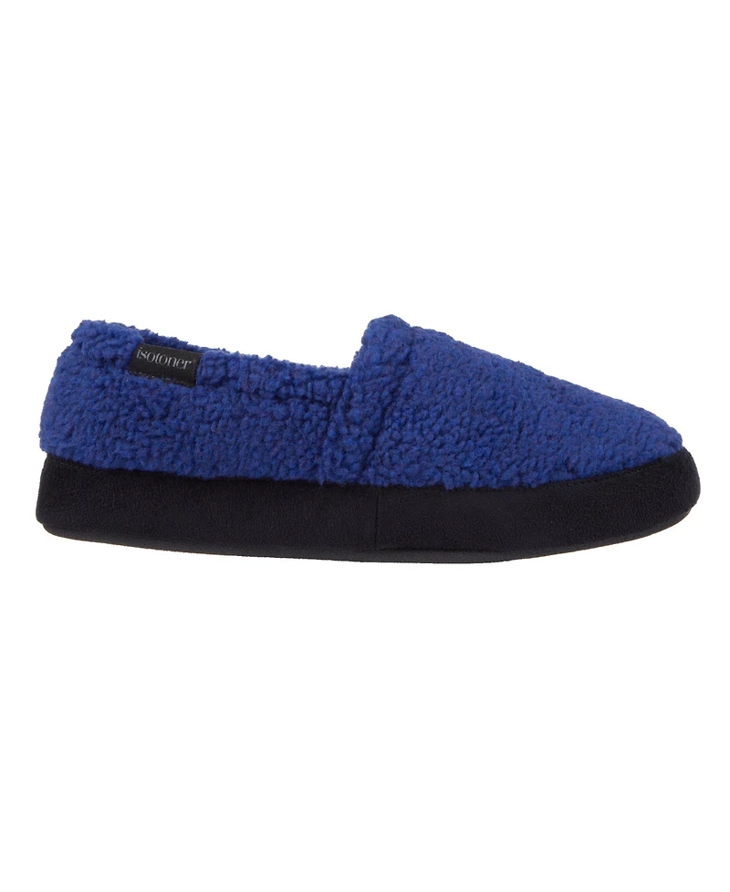 Isotoner Men's Berber Closed Back Slippers
