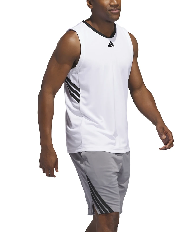 adidas Men's Three-Stripes Legends Basketball Shorts 9"