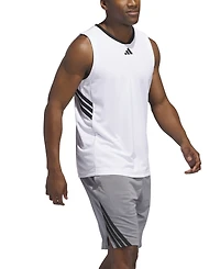 adidas Men's Three-Stripes Legends Basketball Shorts 9"