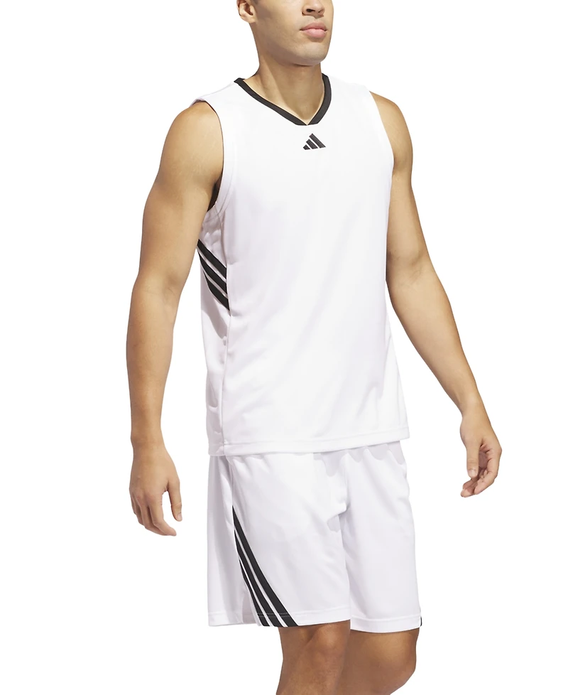 adidas Men's Bball Logo Graphic Tank Top