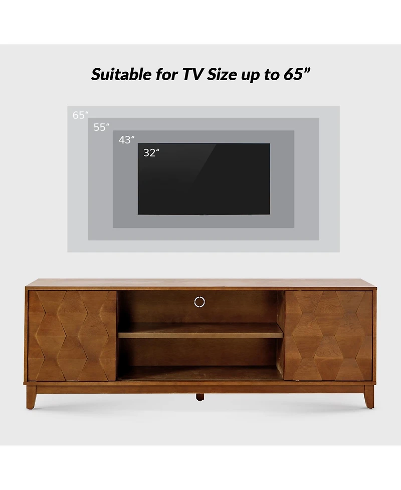 Modern Sam 72" Tv Stand for TVs up to 78"