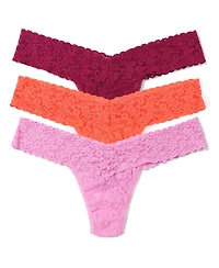Hanky Panky Women's Signature Lace Low Rise Thong 3 Pack