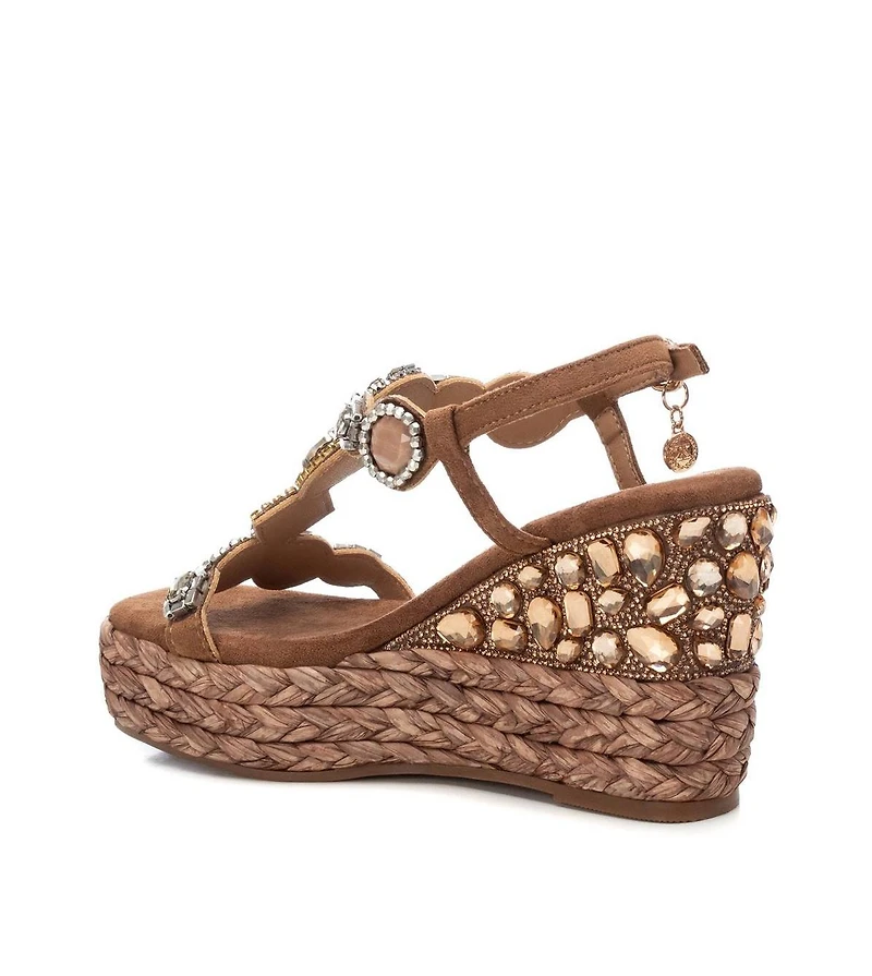 Women's Jute Wedge Sandals By Xti