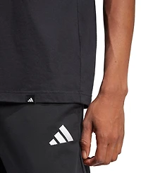 adidas Men's Lounge Slides Graphic Pocket T-Shirt