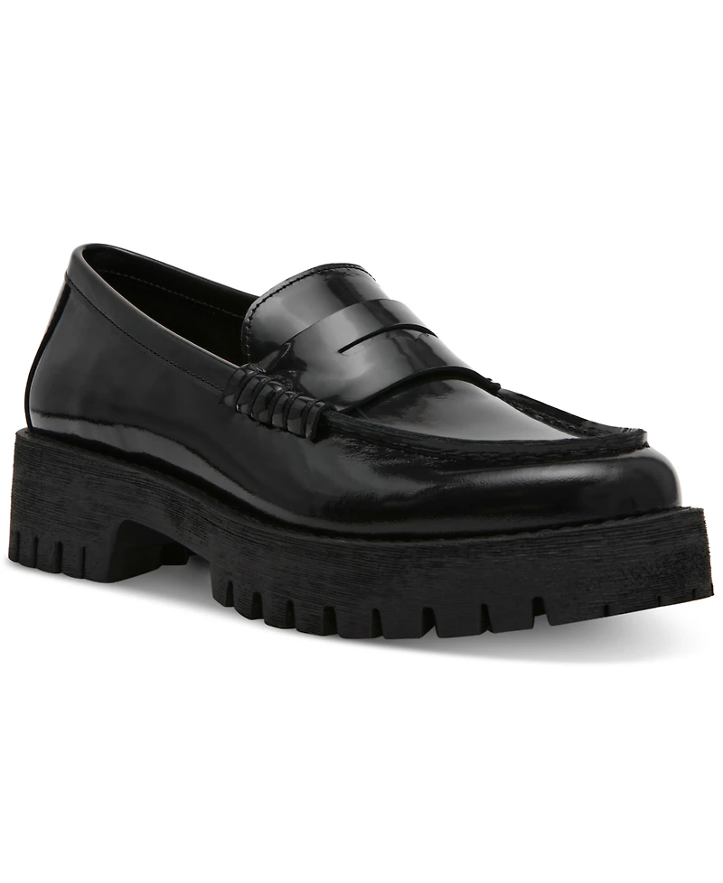 Steve Madden Women's Langsten Lug-Sole Tailored Loafers