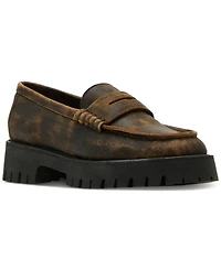 Steve Madden Women's Langsten Lug-Sole Tailored Loafers