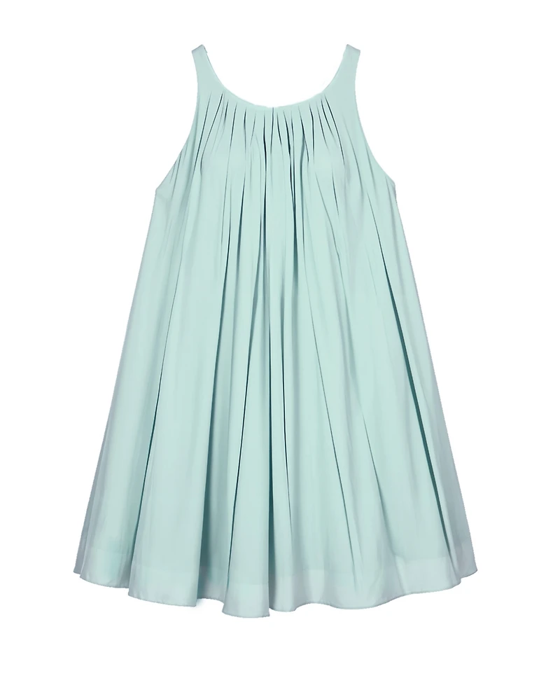 Disney Toddler and Little Girls Stitch Embroidered Linen Dress