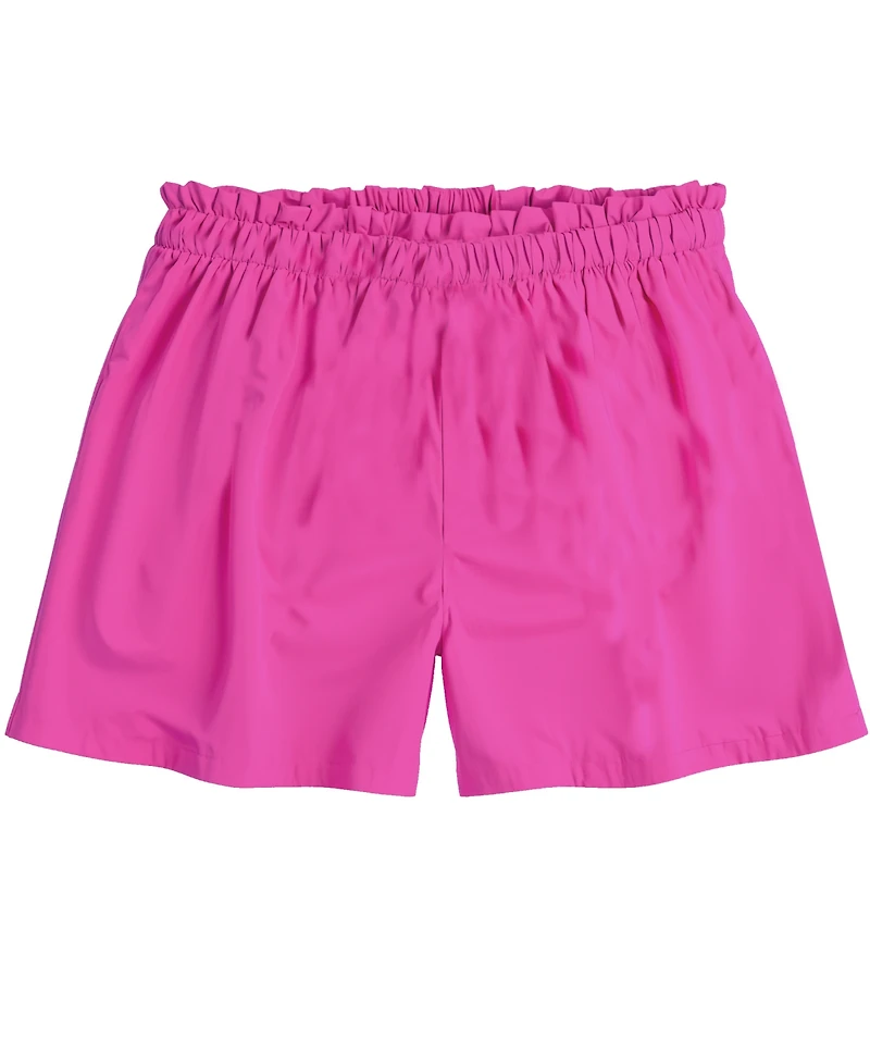 Disney Big Girls Stitch Embroidered Chief Value Cotton French Terry Shorts