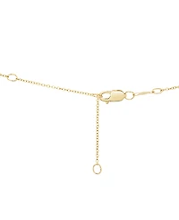 Wrapped in Love Diamond Flower Cluster Pendant Necklace (1 ct. t.w.) in 14k Gold, 18" + 2" extender, Exclusively at Macy's