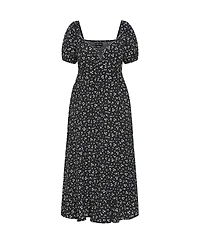 City Chic Plus Sky Midi Dress