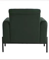 Lifestyle Solutions 35.3" Velvet Kyoto Accent Chair