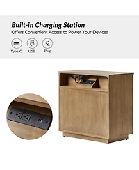 Sara 3-Drawer Nightstand