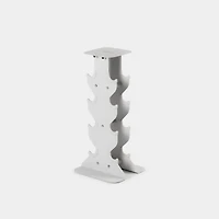 WeGym SafeGrip Dumbbells Upper Set with Light Rack - 10, 12, 15, 20lbs