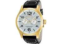Invicta Men's Specialty Quartz 3 Hand Silver Dial Watch