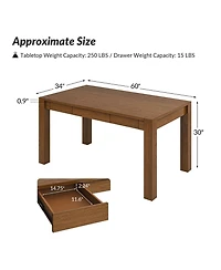 Andrea Solid Wood Dining Table