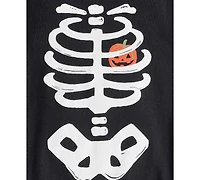 Carter's Toddler Glow Halloween Skeleton 100% Snug-Fit Cotton Pajamas, 2 Piece Set