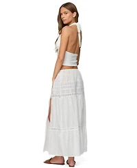 Edikted Women's Greer Tie Front Halter Top
