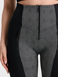 Freddy Women's Mosaic Weave High-Rise Sculpting Skinny Pants
