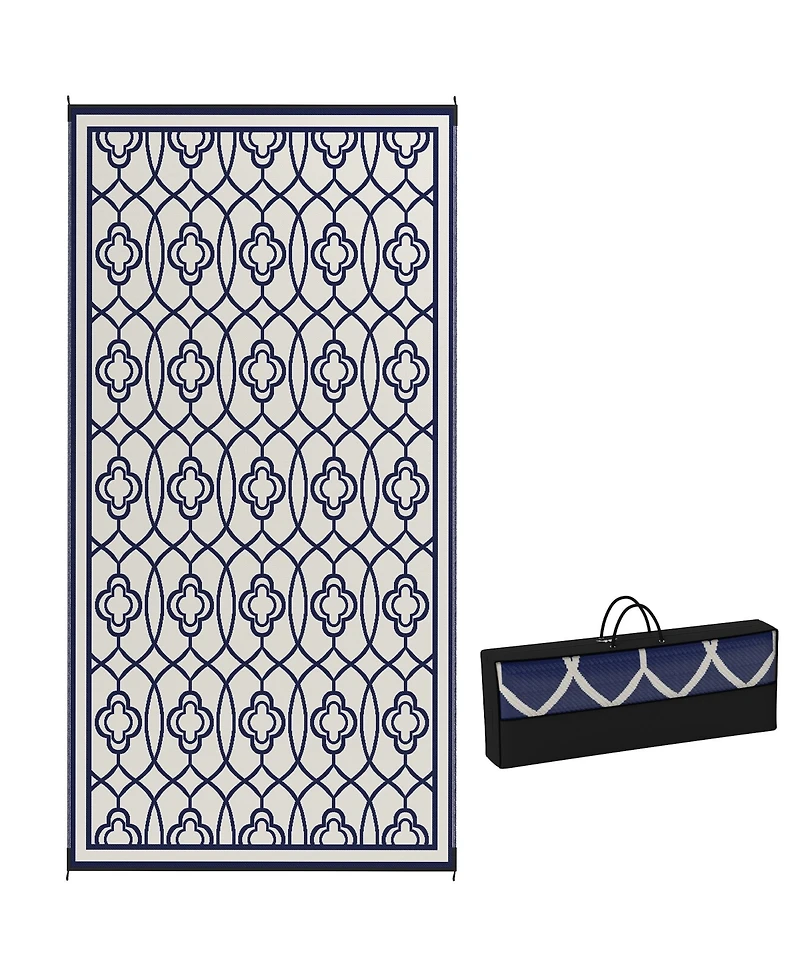 Outsunny Outdoor Rug, 9' x 18' Floor Mat