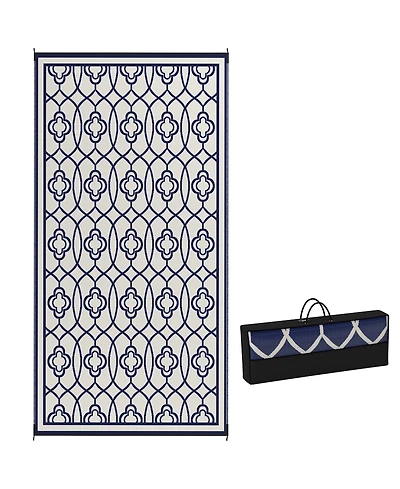Outsunny Outdoor Rug, 9' x 18' Floor Mat
