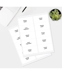 Polono Shipping Address Labels, 2" x 4" Address Labels for Laser & Inkjet Printers, Mailing Labels for 5163, 8163, 5263, Strong Adhesive for Fba Label