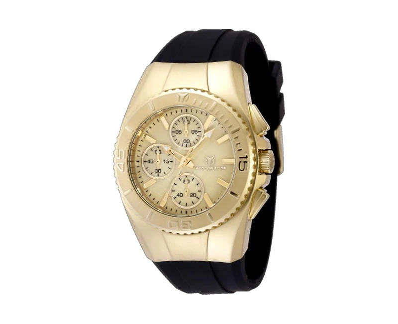 Techomarine Women's Tm-124035 Cruise Original Quartz Chronograph Gold Dial Watch
